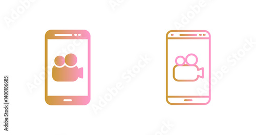 Video Recorder Icon Design