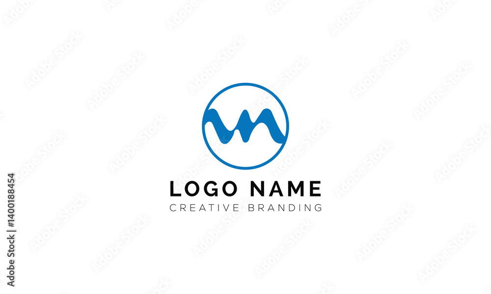 Minimalist M Logo for Branding and Identity. Minimalist M Logo for Branding and Identity.