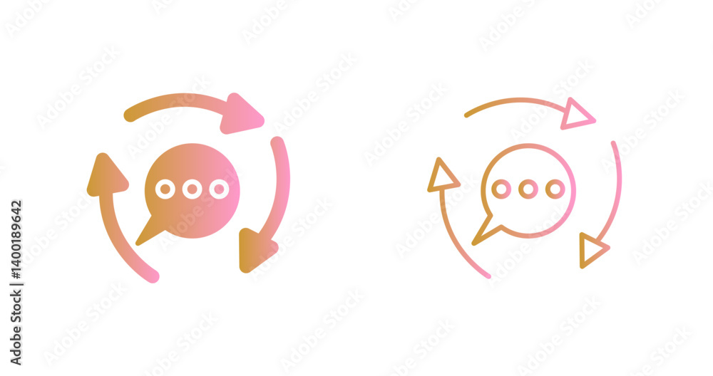 Obraz premium Consulting Icon Design