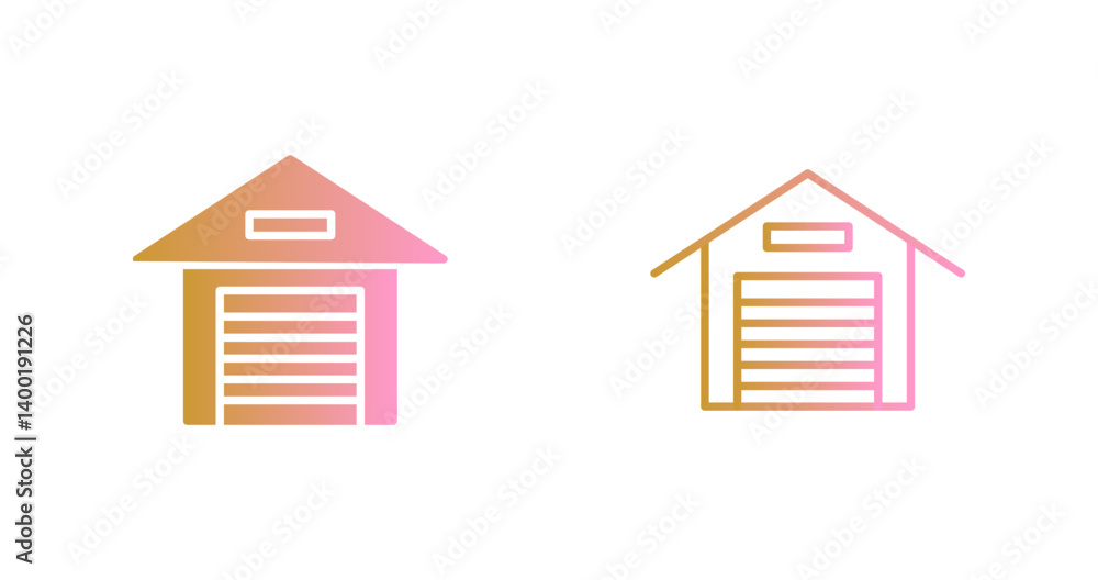 Garage Icon Design Garage Icon Design