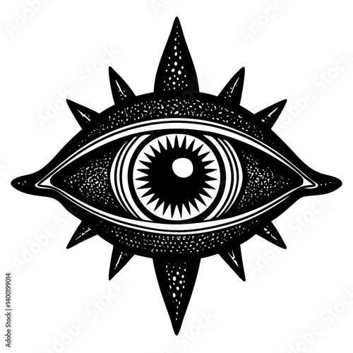  symbolic nature of the eye references while tying in the visual style 