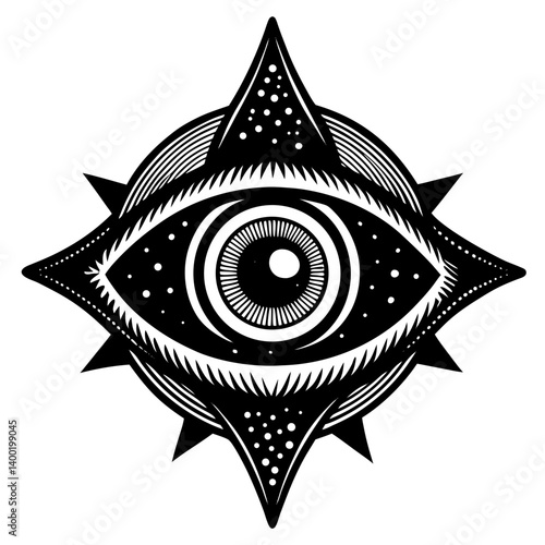  symbolic nature of the eye references while tying in the visual style 