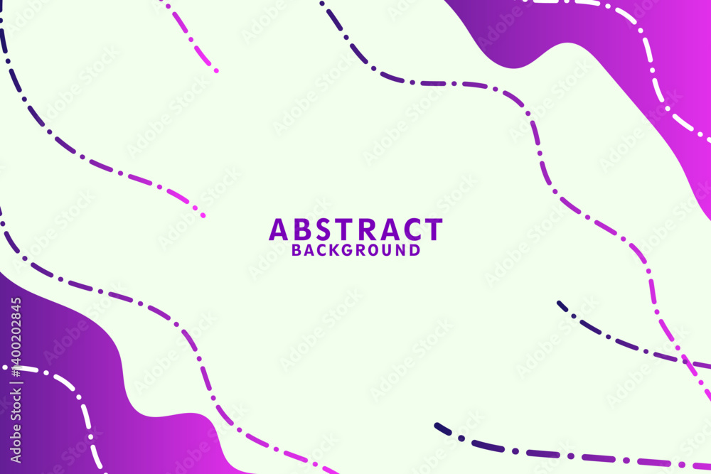 Abstract Purple Wave Vector Art Dynamic Flowing Design Element
