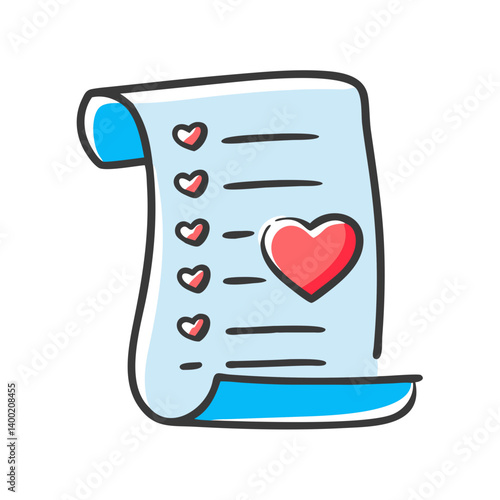 wishlist icon, wishlist vector illustration-simple illustration of wishlist, perfect for wishlist logos and icons
