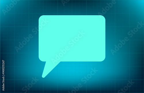 Vector icon on blue background with gradient