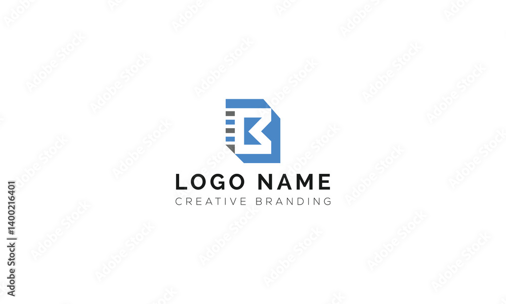 Minimalist B Logo for Branding and Identity. Minimalist B Logo for Branding and Identity.