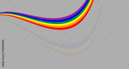 Rainbow icon, rainbow.Raindrops on a clear background. Storm with rain and white cloud on a clear background. Rain, hail and rainy weather. PNG.