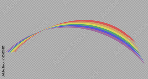 Rainbow icon, rainbow.Raindrops on a clear background. Storm with rain and white cloud on a clear background. Rain, hail and rainy weather. PNG.