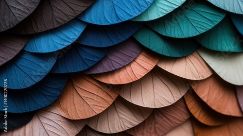 A vibrant close-up of multicolored leaves creating a stunning natural backdrop.