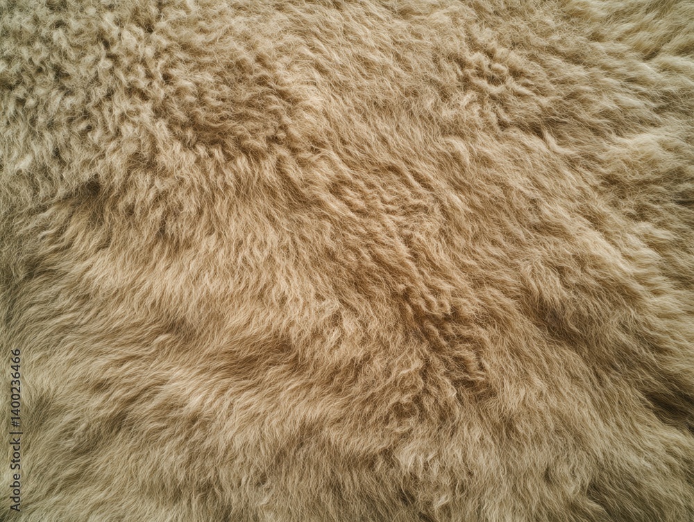 Soft and Warm Beige Wool Texture Background Close Up Capturing Natural Fiber Detail and Cozy Comfort in a High Angle Shot for Interior Design
