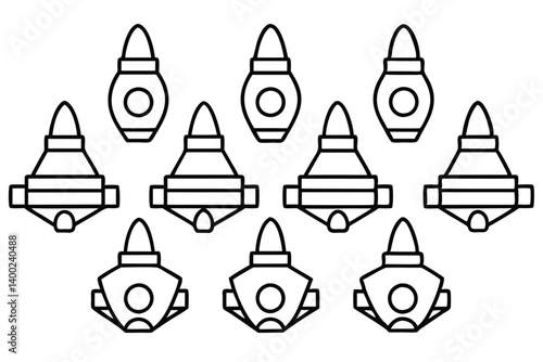 velocitycarrier gx8 line art creative futuristic car in clean illustration