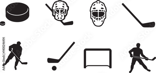 Canvas Print "American Hockey Player Silhouette SVG | Custom Jersey Number & Flag Background"