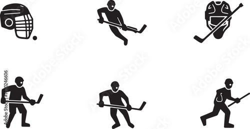 Photography "American Hockey Player Silhouette SVG | Custom Jersey Number & Flag Background"