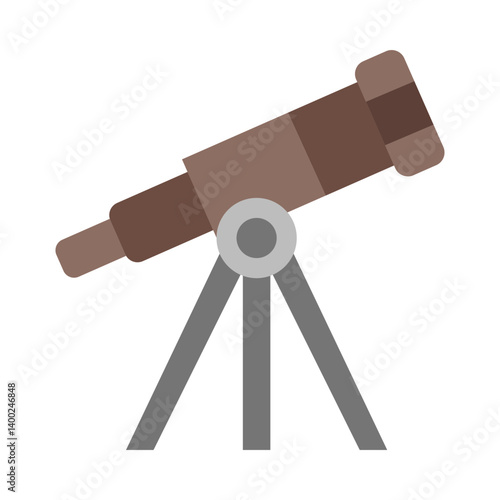 Marine Telescope flat icon