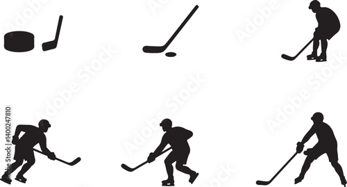 Photography "American Hockey Player Silhouette SVG | Custom Jersey Number & Flag Background"