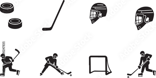Photography "American Hockey Player Silhouette SVG | Custom Jersey Number & Flag Background"