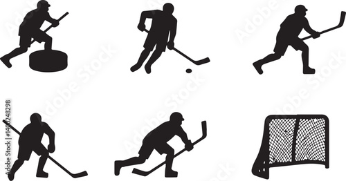 Photography "American Hockey Player Silhouette SVG | Custom Jersey Number & Flag Background"