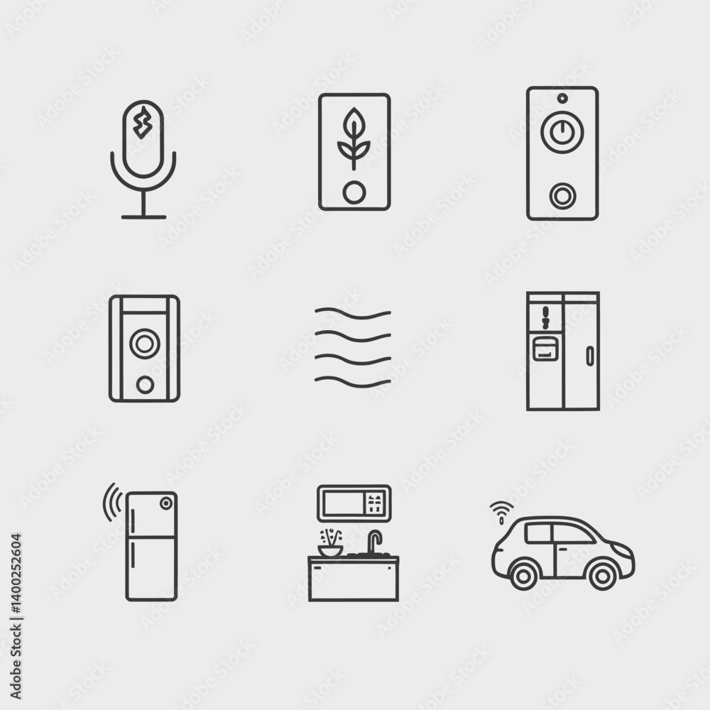 Home Automation Concept with Modern Devices Home Automation Concept with Modern Devices