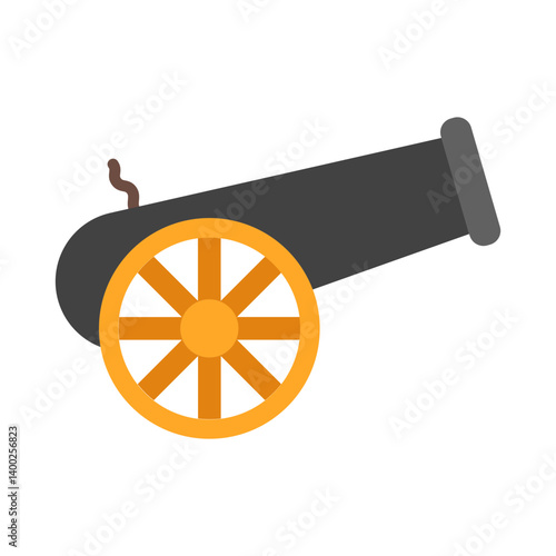 Cannon flat icon