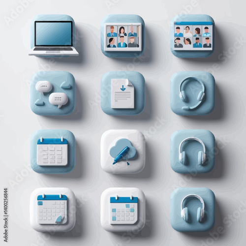 Harmonious Interface Design in Pastel Hues