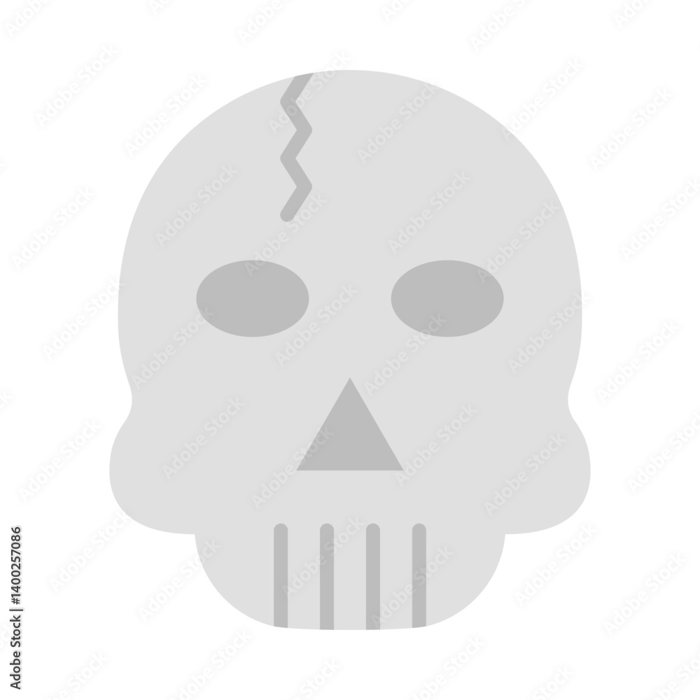 Obraz premium Pirate Skull flat icon