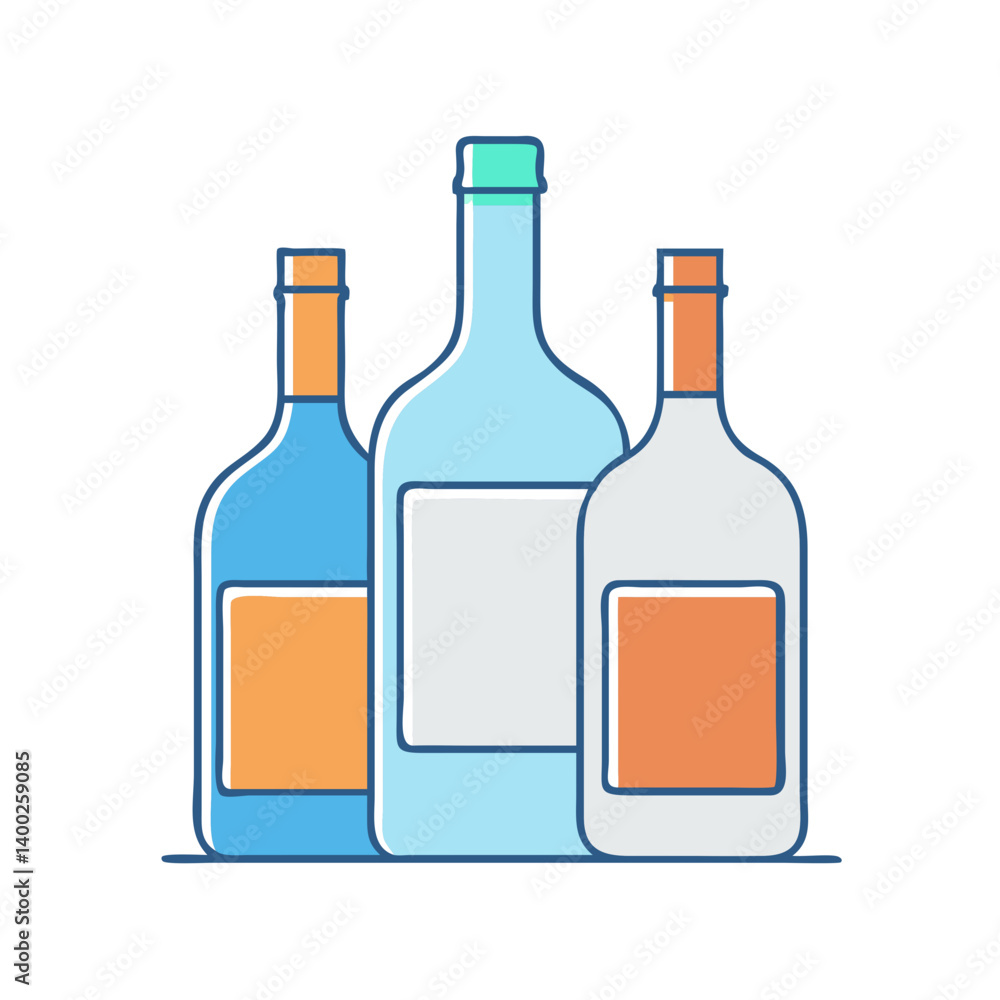 bottles of alcohol icon, bottles of alcohol vector illustration-simple illustration of bottles of alcohol , perfect for bottles of alcohol logos and icons bottles of alcohol icon, bottles of alcohol vector illustration-simple illustration of bottles of alcohol , perfect for bottles of alcohol logos and icons