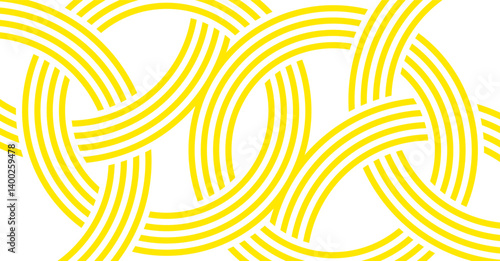 Pasta background. Spaghetti abstract geometric pattern. Vector illustration.
