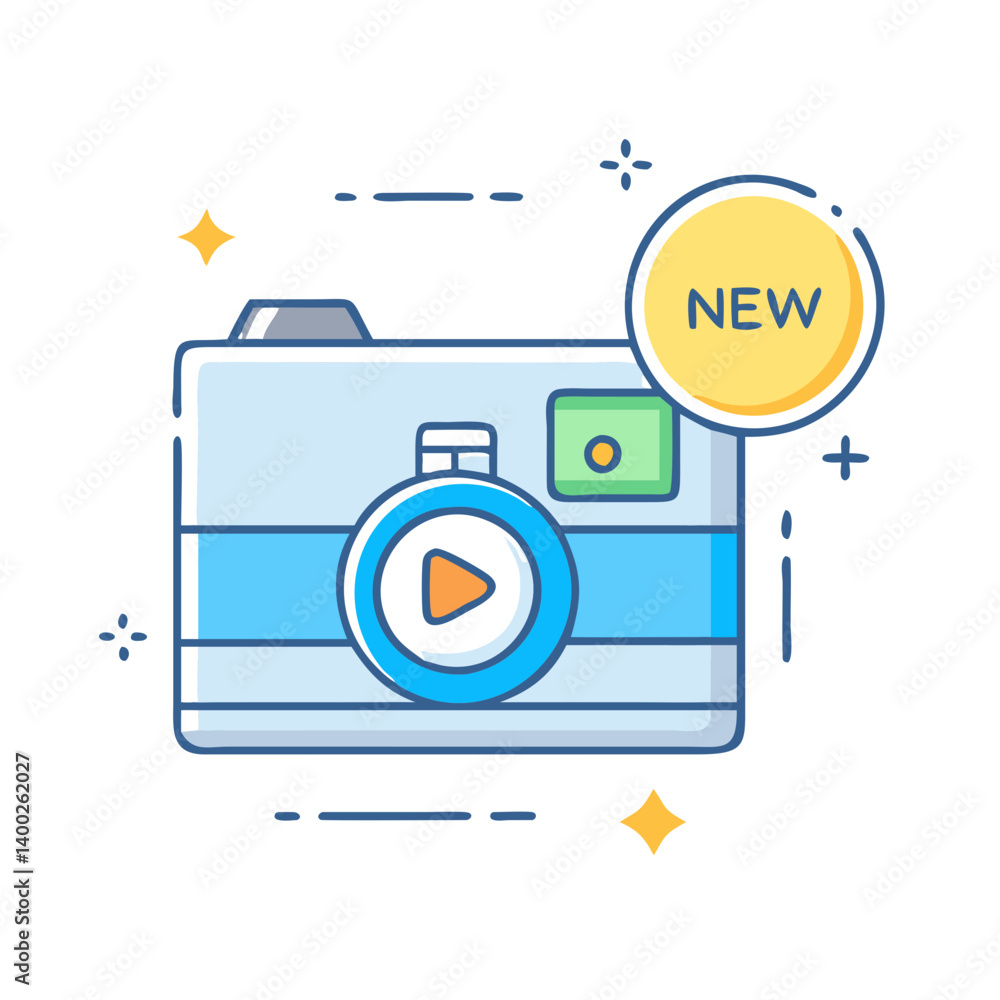 camera new icon, camera new vector illustration-simple illustration of camera new , perfect for camera new logos and icons camera new icon, camera new vector illustration-simple illustration of camera new , perfect for camera new logos and icons