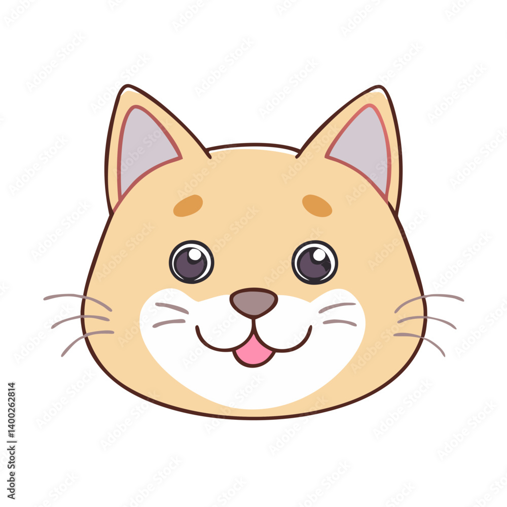 cat head icon, cat head vector illustration-simple illustration of cat head , perfect for cat head logos and icons cat head icon, cat head vector illustration-simple illustration of cat head , perfect for cat head logos and icons