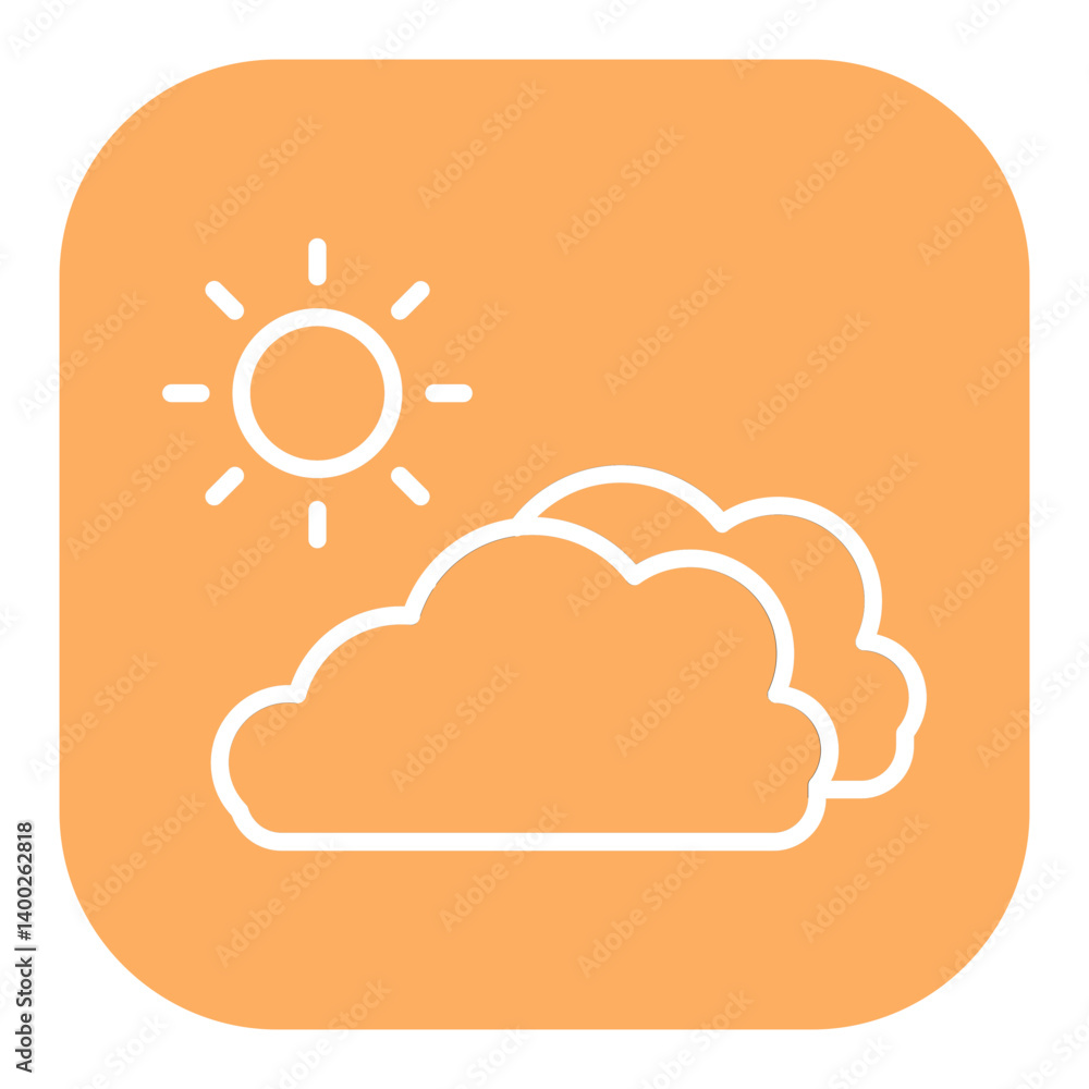 Cloudy Day Icon Cloudy Day Icon