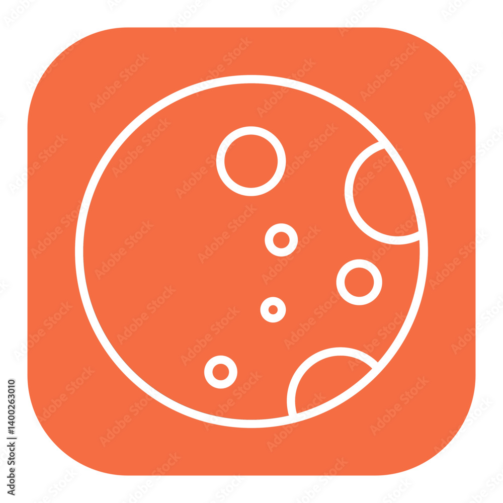 Fototapeta premium Full Moon Icon