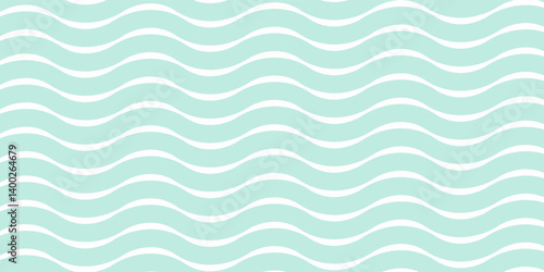 Wavy stripes seamless background. Thin hand drawn uneven waves vector pattern. Striped abstract template. Cute wavy streaks texture.