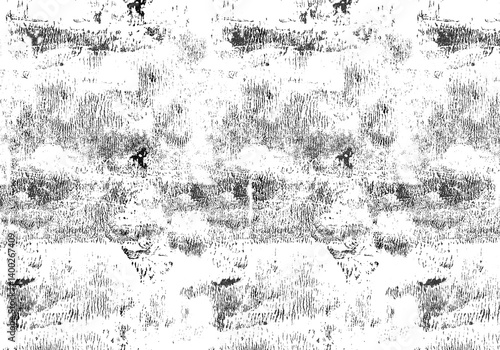 Abstract grunge black and white distressed texture background, noise background, Isolated on transparent background, PNG	
