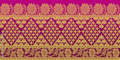 beautiful graphic saree design and this sari design is in Indian style which is for textile fashion industry and it can be used as wallpaper backdrop and website bg this style is originated in india 