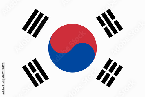 South Korean Flag, Flag of South Korean 