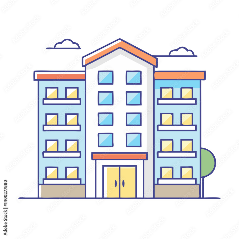 apartment building icon, apartment building vector illustration-simple illustration of apartment building, perfect for apartment building logos and icons apartment building icon, apartment building vector illustration-simple illustration of apartment building, perfect for apartment building logos and icons