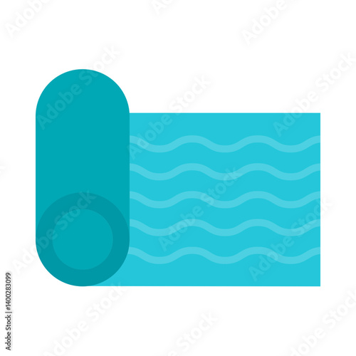 Fabric Roll flat icon