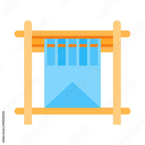 Weaving Loom flat icon