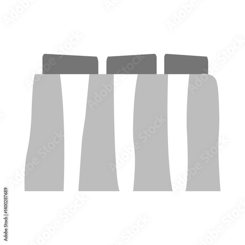 Stonehenge flat icon