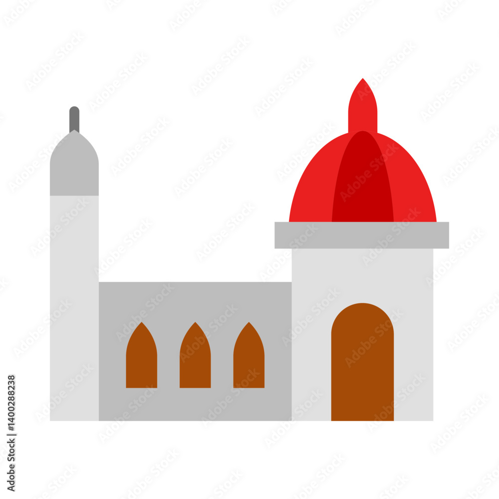 Obraz premium Florence Cathedral flat icon