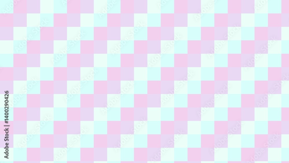 Pastel-toned, square-grid pattern. Delicate, soft color palette Pastel-toned, square-grid pattern. Delicate, soft color palette