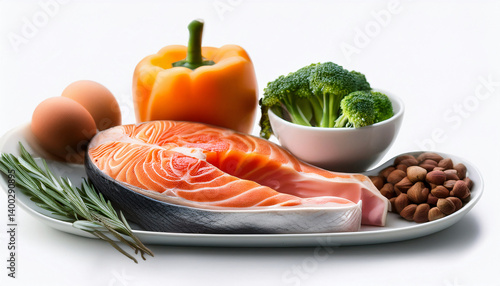 003-050-158--Iron in Your Diet-- Visualize nutritional science. Isolate with white background 85033