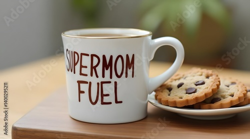 “Supermom Fuel” Mug with Cookies