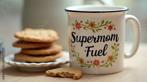 “Supermom Fuel” Mug with Cookies