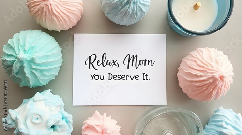 Spa Gift Set with “Relax, Mom” Card