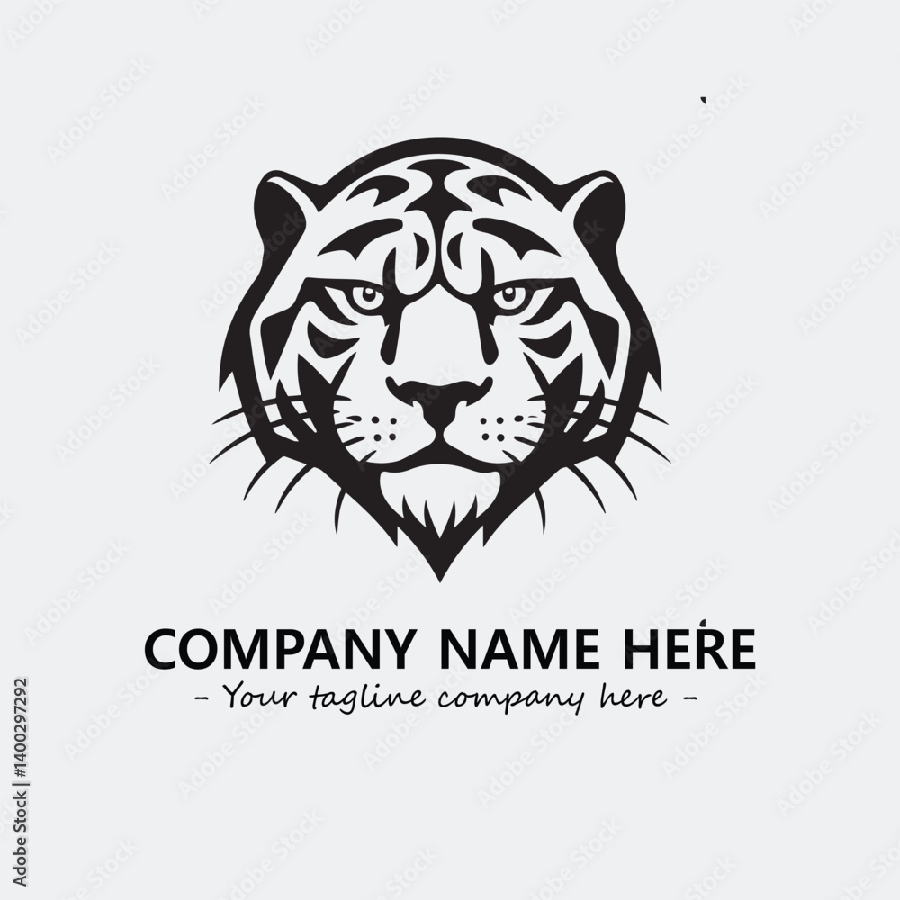 Phanter illustration black and white for logo company vector image
Phanter illustration black and white for logo company vector image