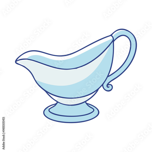 gravy boat icon, gravy boat vector illustration-simple illustration of gravy boat, perfect for gravy boat logos and icons