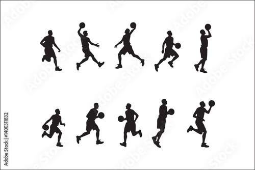 Basketball Silhouette Vector | Player SVG | Slam Dunk Clipart PNG

Basketball Player SVG | Dribble & Dunk Silhouette | Sports Vector Art

Basketball Action Silhouette | Jump Shot SVG Cut File | Sports