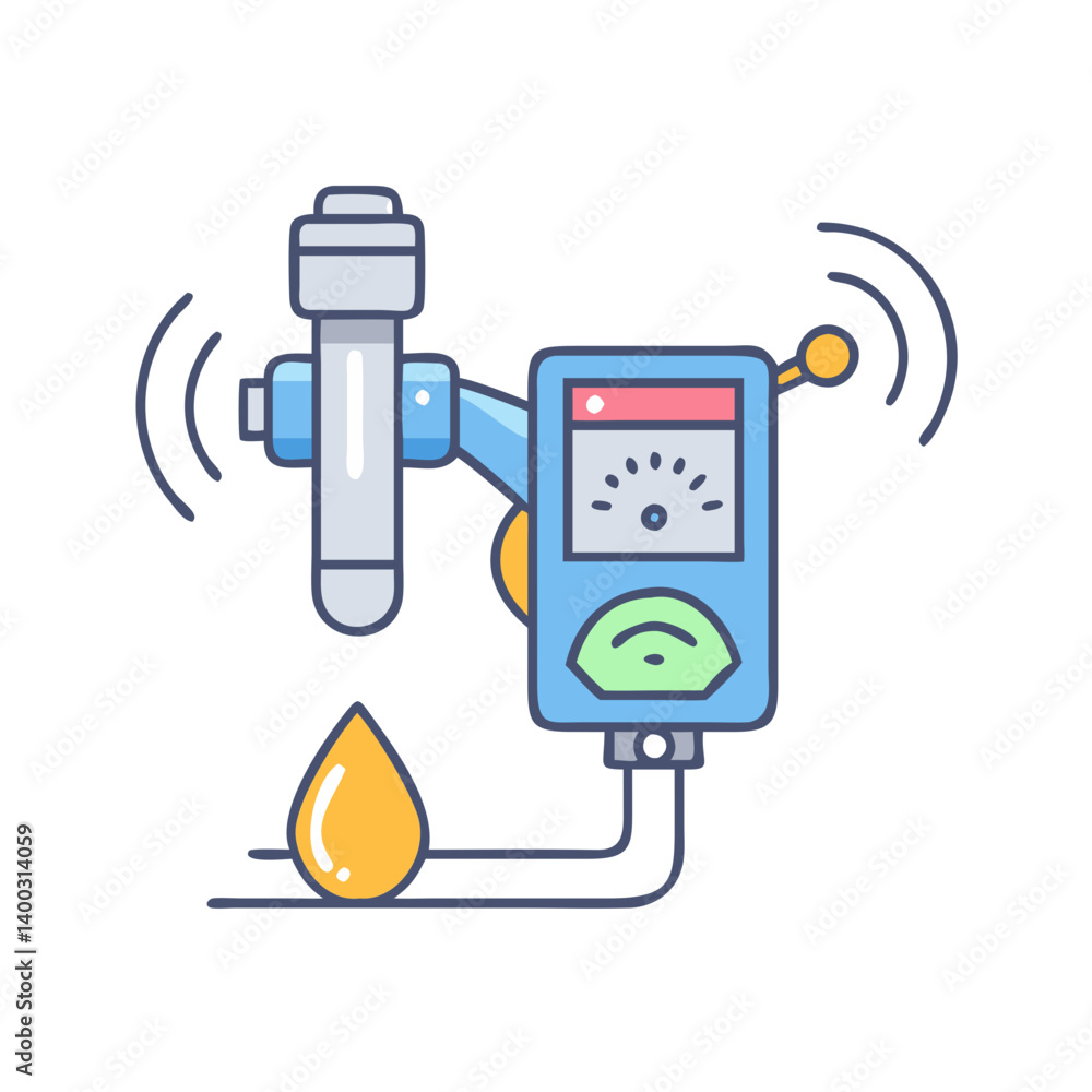 leak detector icon, leak detector vector illustration-simple illustration of leak detector, perfect for leak detector logos and icons leak detector icon, leak detector vector illustration-simple illustration of leak detector, perfect for leak detector logos and icons