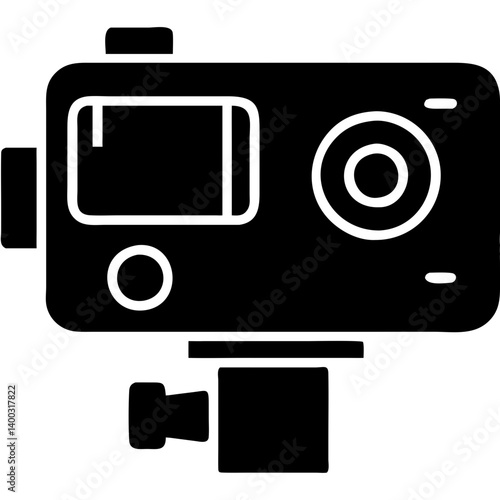 Creative Camera Illustration | Detailed Photography Device Vector Design
